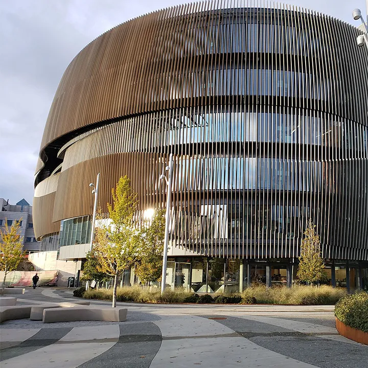 Photo of ISEC Building at Northeastern University
