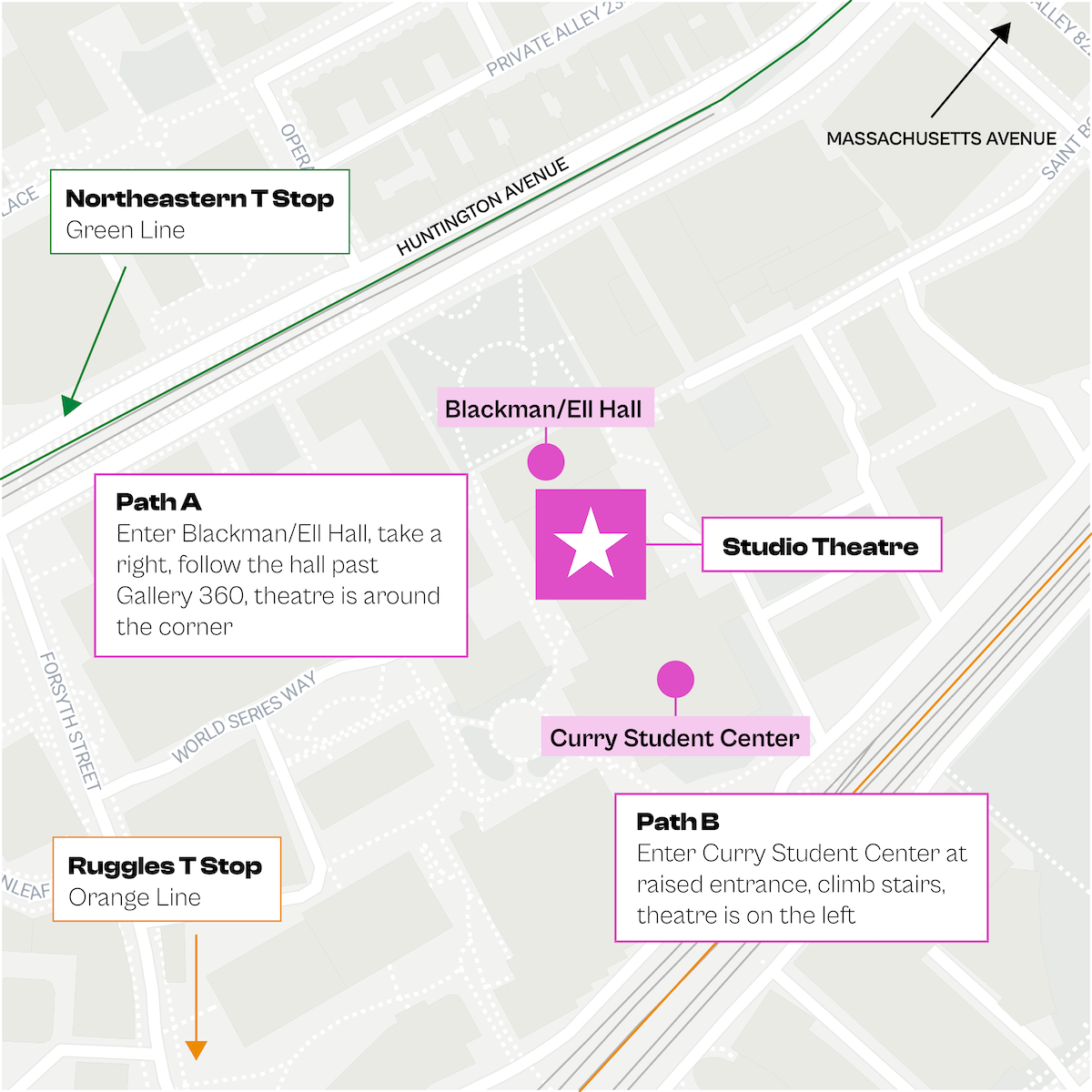 Theatre at the Curry Student Center NEU